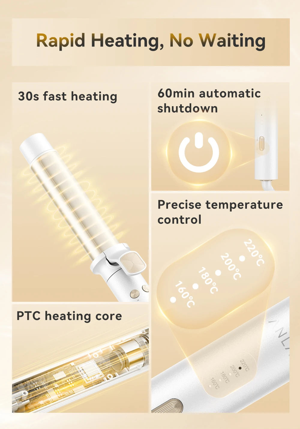 ANLAN Fast-Heat Curling Machine