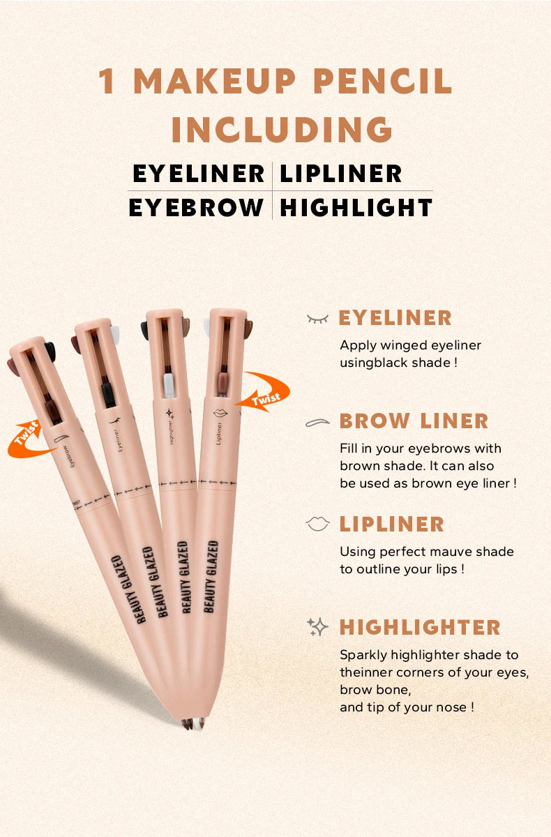 Beauty Glazed Multifunctional Makeup Pencil